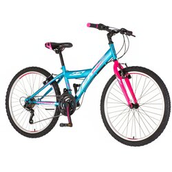 Venssini Parma Bicikl za devojčice, 24"/13", Plavi Cene
