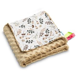 Sensillo lagana Minky deka 75x100cm smeđe cvijeće Cijene