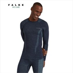 Falke muška majica Wool-Tech, plava Cene