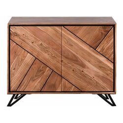 Interia Home & Living Omarica iz masivne akacije v naravni barvi 120x78x40 cm Ambala – Cene