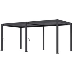 Gardenson Pergola Trumpf, Antracit, 3x6m Cene