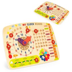 ECO TOYS Lesena izobraževalna plošča v angleškem jeziku Cene