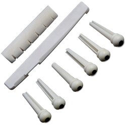 Komplet sedlo + kobilica + pinovi, beli set Cene