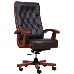 BEMONDI CONSUL leather armchair black Cene