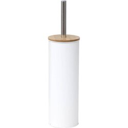 TENDANCE SAS wc četka metal/bambus, bijela Cene