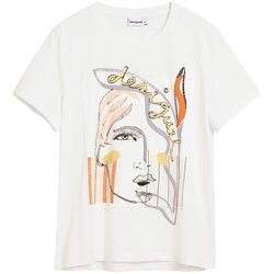 Desigual Majica bela Cene