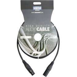 AH Cables DMX-Kabel\, moški XLR-konektor/ženski XLR-konektor\, 3 m\, črn KDMX3 (20428113) Cene
