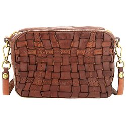 Campomaggi Ročne torbice C021330ND-X2273 BAULETTO MINI DECORO INTRE Kostanjeva Cene