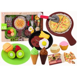 FAST food set voćni odrezak sladoled dodaci pizza pomfrit 26 kom. Cene