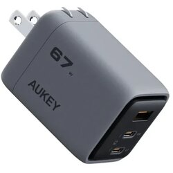 Aukey Kućni punjač PA-C3 Fast 3-port 67W GaN Cene