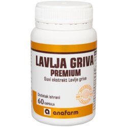 Anafarm Dodatak ishrani Lavlja griva premium, 60 kapsula Cene