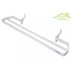 BEMETA Beli dvojni nosilec za brisače za radiator RAWELL 59x7,5x15cm, (21140300) Cene