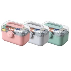 HOMEMATE trio set organizatori za lekove, zelena, roze i bela (3kom) Cene