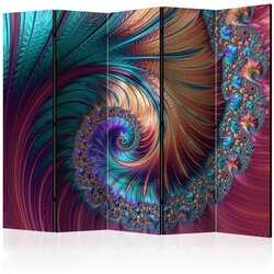 Artgeist Paravan Peacock Tail I, 5-Delni, Akustičen Cene
