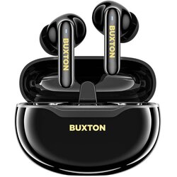 Buxton BTW 7200 Black Tuya - In-ear wireless earphones with charging case, black Cene