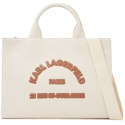 Karl Lagerfeld Shopper torba ' MEDIUM RUE ST-GUILLAUME SQUARE PATCH ' bež Cijene