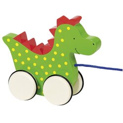 Goki drveni dinosaurus za vuču Cene