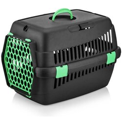 Paws & Whiskers transporter za mačke 5096-S-4, crna i zelena Cene