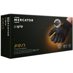 MERCATOR Zaštitne rukavice Gogrip pro jednokratne, crne, XL Cene