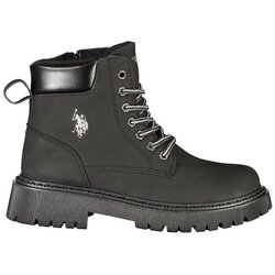 U.S. Polo Assn. Ambra ženske gležnjače na vezanje s krznenom podstavom crne Cijene
