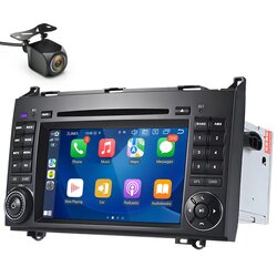 JUNSUN 4+64G Carplay AVTOAndroid 13 DVD avtoradio DAB+ kamera za Mercedes Benz W169 W245 W639 Vito W906 Sprinter Viano VW Crafter GPS Navi WIFI BT USB SWC, (22127973) Cene