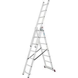 Krause Corda Višenamjenske ljestve na izvlačenje (Radna visina: 5,1 m, Prečke 3 x 7, Aluminij) Cene