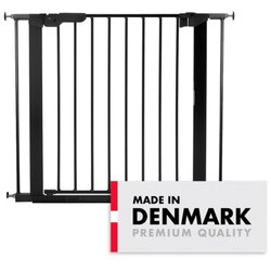 BabyDan Premier sigurnosna ogradica sa 2 produžetka 73.5–93.3 cm – bez bušenja (pressure fit), crna ( 20004 ) Cene
