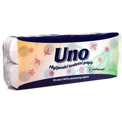 Uno toalet papir 2 sloja 1/10 Cene