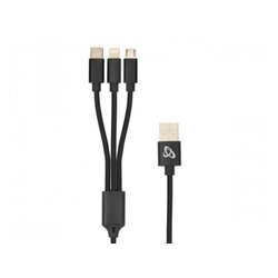 S Box kabl za punjenje 3u1 USB 2.0-> 8-pin/Type-C/micro USB 1061 Cene