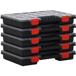 vidaXL Kutije za razvrstavanje 5 kom 34 5 x 25 x 5 cm od polipropilena Cijene
