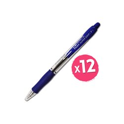 Pilot Kemijska olovka Super Grip Fine BPGP-10R-F, plava, 12 komada Cijene
