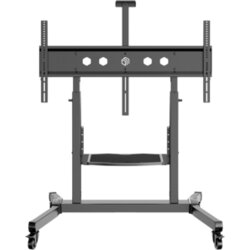 ONKRON Mobile TV Stand Rolling TV Cart for 50 to 100-Inch Screens up to 120 kg, black Cene