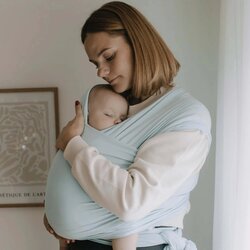 Boba Wrap marama za nošenje beba Light Blue Cene