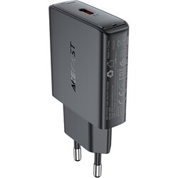 Acefast Majhen ploski polnilec GaN PD 20 W USB-C, črn, (21580912) Cene