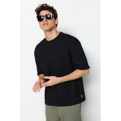 Trendyol Muška majica TMNSS23TS00077, Crna Cene