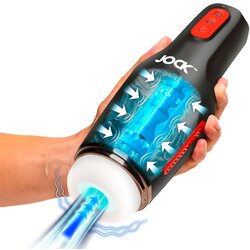 XR Brands JOCK - Sucking & Vibrating Masturbator Rechargeable Cene