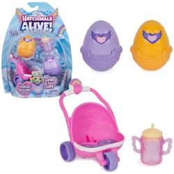 Hatchimals Alive dvojčka v vozičku igralni set Cene