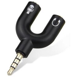 3.5mm MALE to 2 X FEMALE AUDIO JACK max0064 Cene