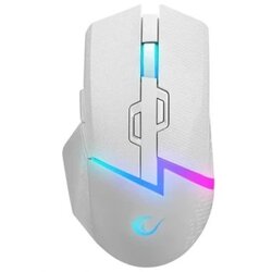 Rampage Miš gaming RAMPAGE DROP M3 V2 24000 DPI 3311 Sensor White RGB Rechargeable Wireless 80 Million Huano Switch Gaming Mouse, 42562 Cene