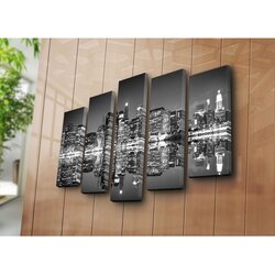 WALLXPERT 5PATK-4 Višebojna Dekorativna Platna (5 Delova) Cene