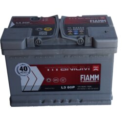 FIAMM TITANIUM PRO Akumulator 80Ah 780A/En Cene