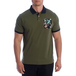 In My Hood Polo majice kratki rokavi HS24MPL11-MILITARY Zelena Cene