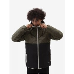 Vans Black-khaki Mens Quilted Jacket with Hood - Men Cijene