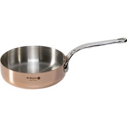 De buyer Prima Matera Sauté Pan copper/steel. 20cm straight ind. Cene