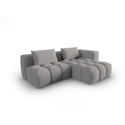 Cosmopolitan Design Siva kotna sedežna garnitura (desni kot/z ležalnikom) Verona – Cene