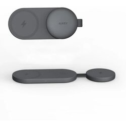 Aukey Bežični magnetni punjač za brzo punjenje LC-MC314 3-u-1 Qi2.2 MagFusion C Pro Cene