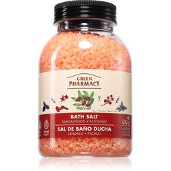 Green Pharmacy Sandalwood & Patchouli Bath Salt relaksacijska sol za kopel 1000 g Cene