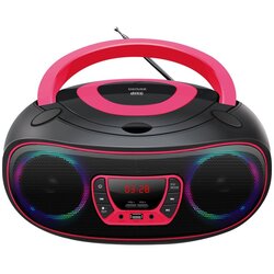 Denver UKW CD radio TCL-212BT AUX, CD, USB, Bluetooth Svjetlo raspoloženja Ružičasta Cene