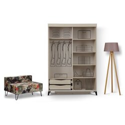 Hanah home Pasific Home Fuga 120 - Oak Oak Wardrobe Cene