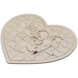 Ginger Ray® spominska knjiga za goste wedding heart Cene